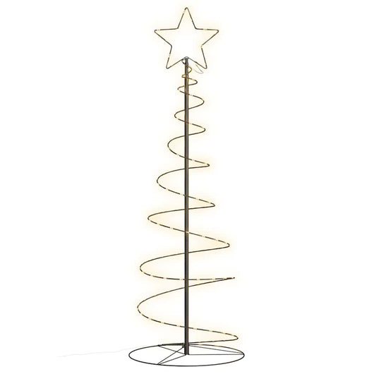 Albero di Natale a LED 100 LED Bianco Caldo 150 cm 4019498