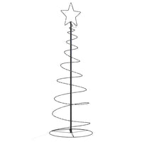 Albero di Natale a LED-Luci decorative natalizie 100 LED Bianco Caldo 150 cm