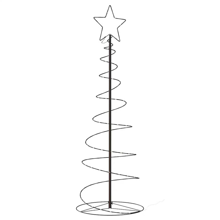 Albero di Natale a LED 100 LED Bianco Caldo 150 cm 4019498