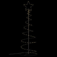 Albero di Natale a LED 100 LED Bianco Caldo 150 cm 4019498