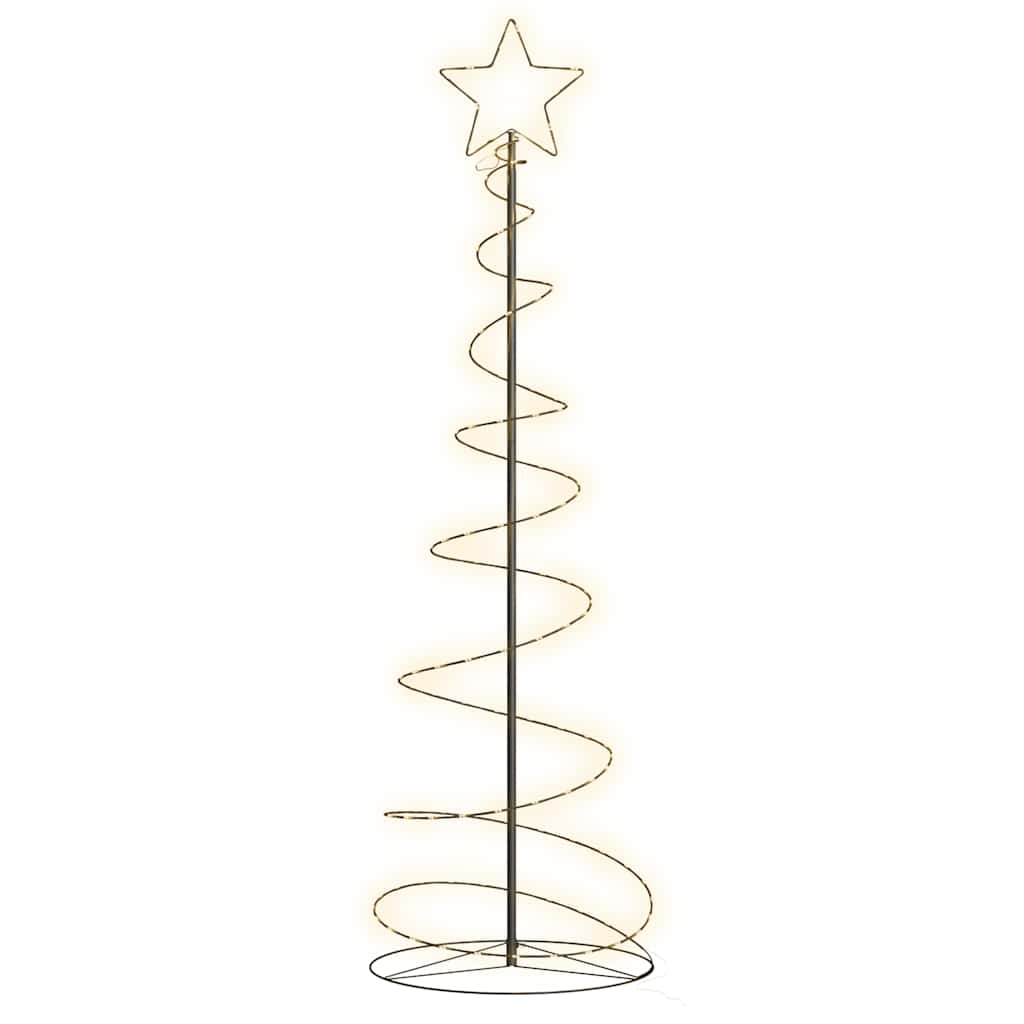 Albero di Natale a LED-Luci decorative natalizie 120 LED Bianco Caldo 180 cm