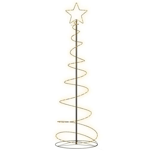 Albero di Natale a LED-Luci decorative natalizie 120 LED Bianco Caldo 180 cm