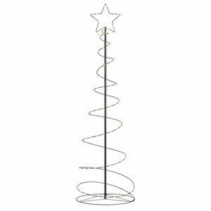 Albero di Natale a LED 120 LED Bianco Caldo 180 cm 4019499