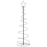 Albero di Natale a LED-Luci decorative natalizie 120 LED Bianco Caldo 180 cm