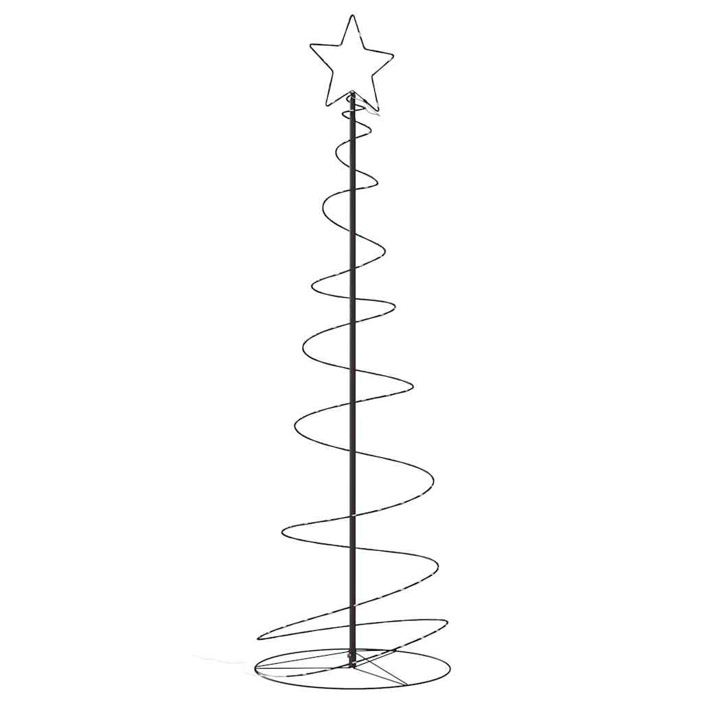 Albero di Natale a LED-Luci decorative natalizie 120 LED Bianco Caldo 180 cm