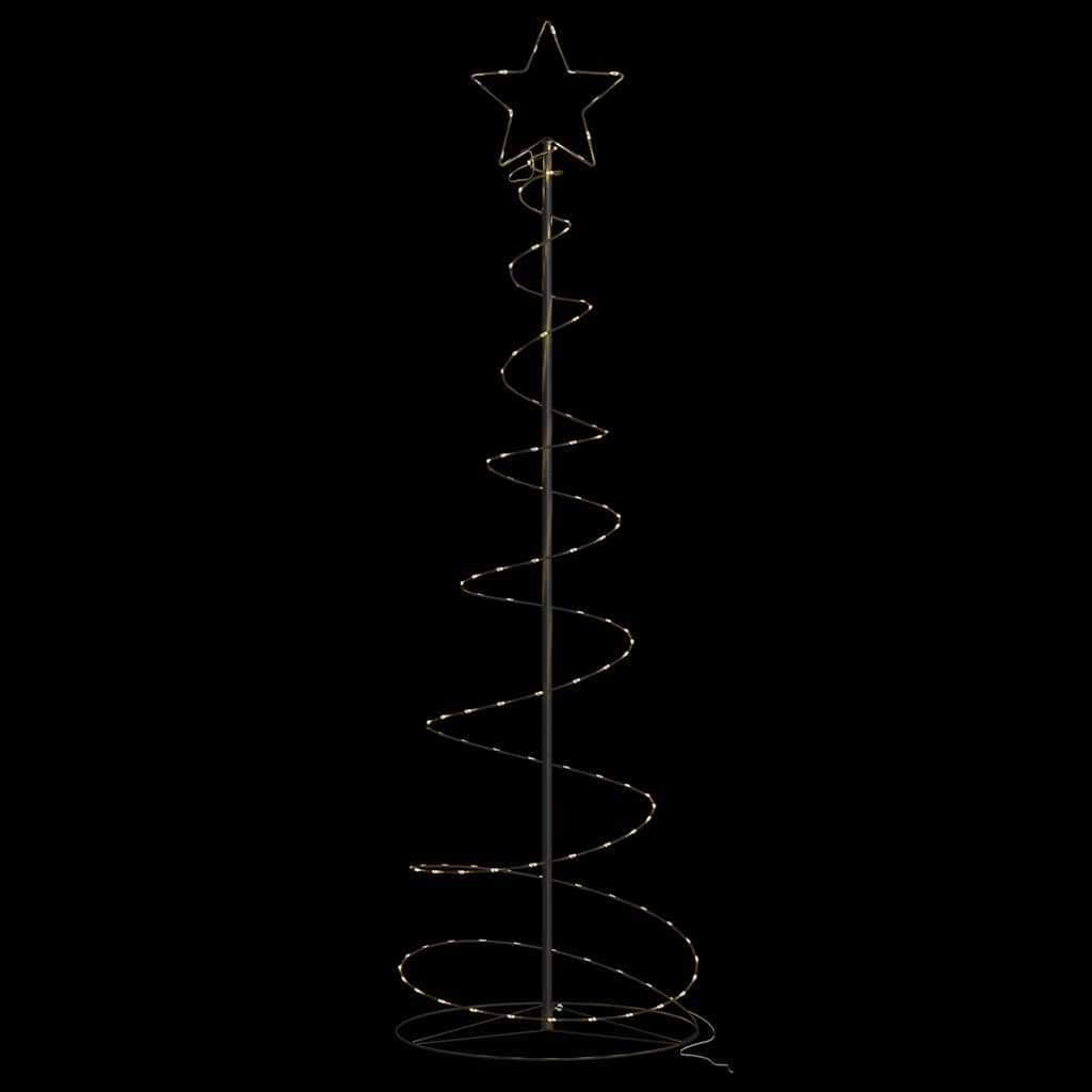 Albero di Natale a LED-Luci decorative natalizie 120 LED Bianco Caldo 180 cm