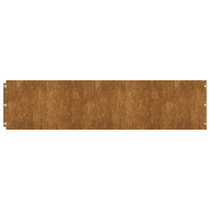 Bordure per Prato 20 pz 25x103 cm Flessibile Acciaio Corten 858325