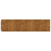 Bordure per Prato 20 pz 25x103 cm Flessibile Acciaio Corten