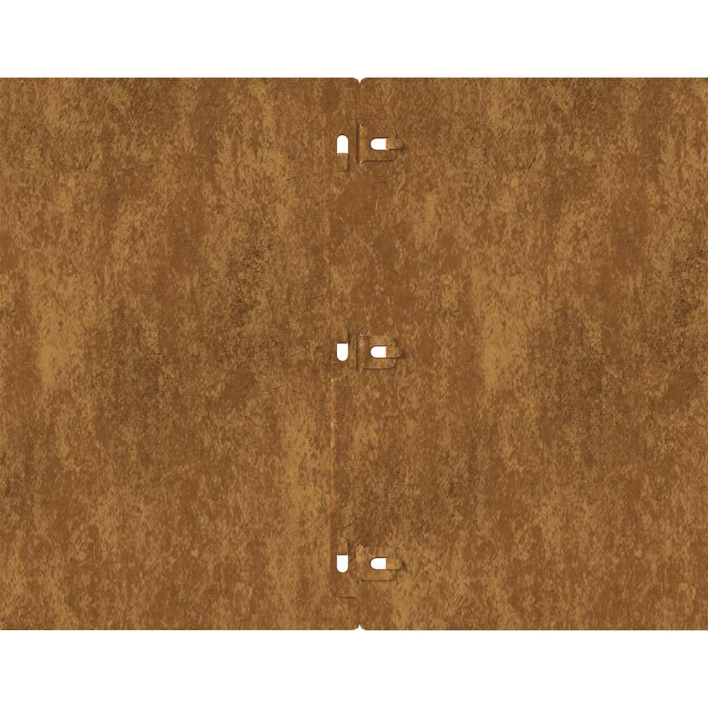 Bordure per Prato 20 pz 25x103 cm Flessibile Acciaio Corten