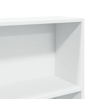 Libreria Bianca 80x30x189 cm in Legno Multistrato 3314669