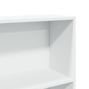 Libreria Bianca 80x30x189 cm in Legno Multistrato 3314669