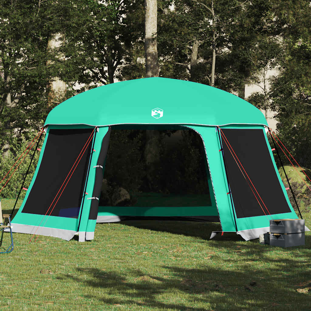 Tenda da piscina con Patta Rimovibile&Pareti in Rete 512x458 cm