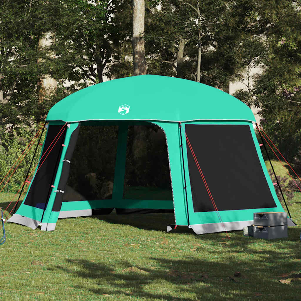 Tenda da piscina con Patta Rimovibile&Pareti in Rete 512x458 cm 4100626