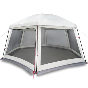 Tenda da piscina con Patta Rimovibile&Pareti in Rete 512x458 cm