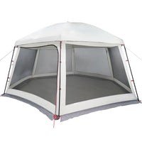 Tenda da piscina con Patta Rimovibile&Pareti in Rete 512x458 cm