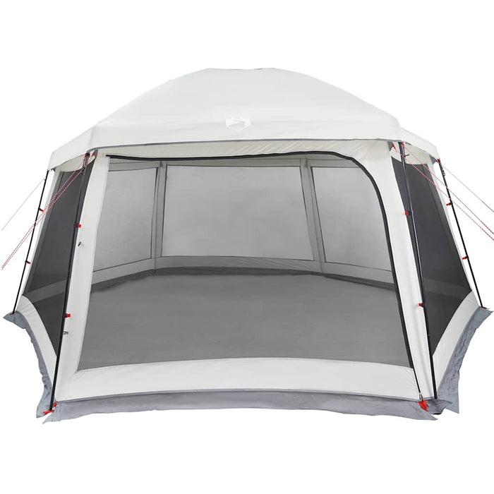 Tenda da piscina con Patta Rimovibile&Pareti in Rete 512x458 cm