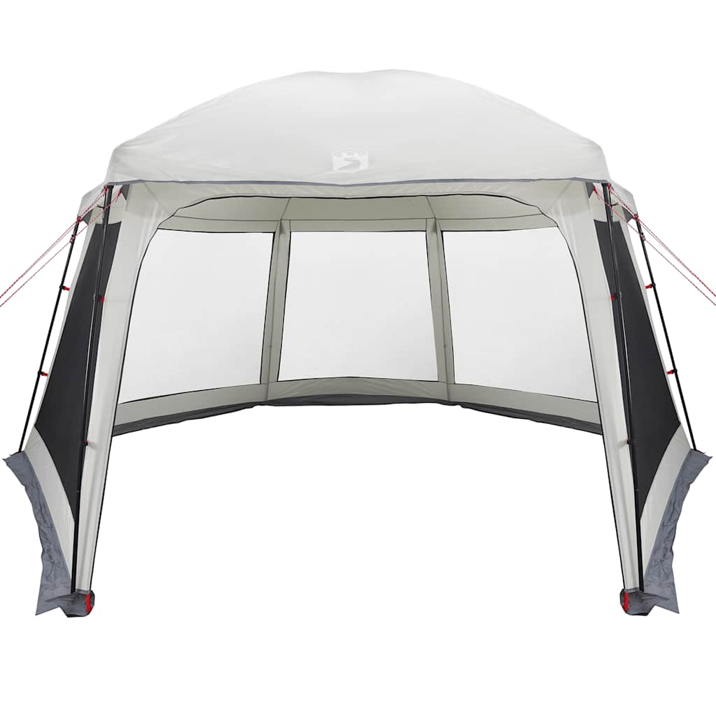 Tenda da piscina con Patta Rimovibile&Pareti in Rete 512x458 cm