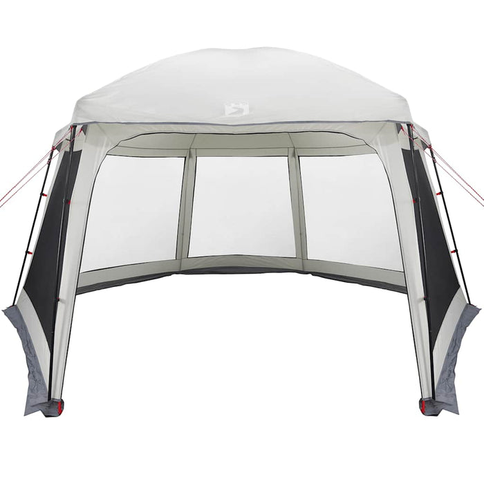 Tenda da piscina con Patta Rimovibile&Pareti in Rete 512x458 cm