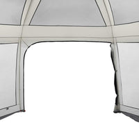 Tenda da piscina con Patta Rimovibile&Pareti in Rete 512x458 cm