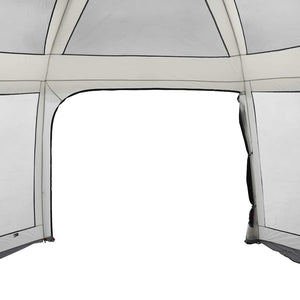 Tenda da piscina con Patta Rimovibile&Pareti in Rete 512x458 cm 4100627