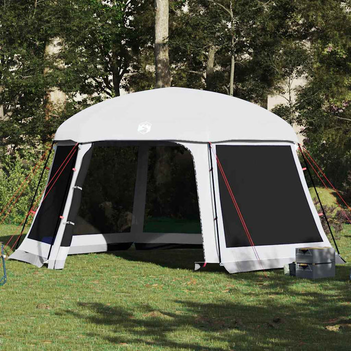 Tenda da piscina con Patta Rimovibile&Pareti in Rete 512x458 cm 4100627