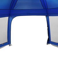 vidaXL Tenda da piscina con Patta Rimovibile&Pareti in Rete 618x532 cm