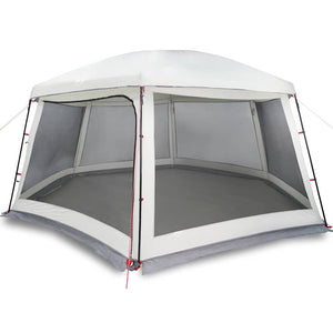 Tenda da piscina con Patta Rimovibile&Pareti in Rete 618x532 cm 4100630