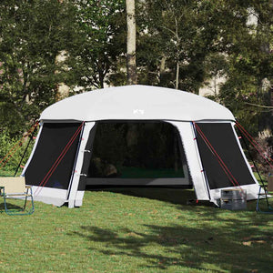 Tenda da piscina con Patta Rimovibile&Pareti in Rete 618x532 cm 4100630