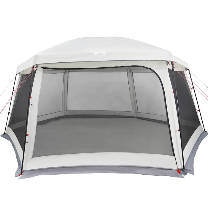 Tenda da piscina con Patta Rimovibile&Pareti in Rete 618x532 cm