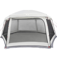 Tenda da piscina con Patta Rimovibile&Pareti in Rete 618x532 cm 4100630