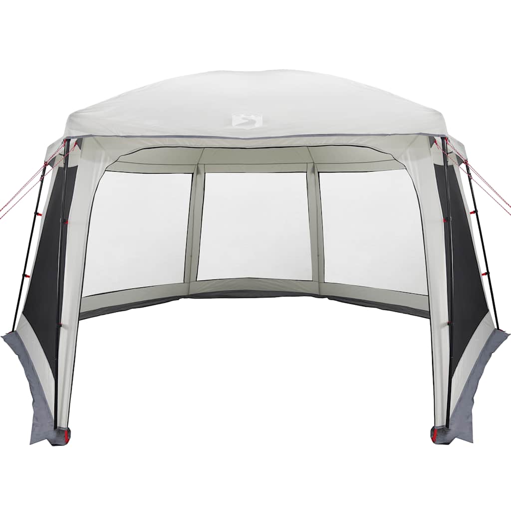 Tenda da piscina con Patta Rimovibile&Pareti in Rete 618x532 cm