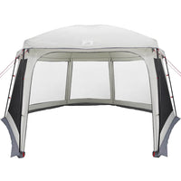 Tenda da piscina con Patta Rimovibile&Pareti in Rete 618x532 cm