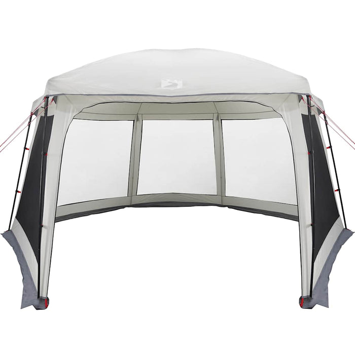 Tenda da piscina con Patta Rimovibile&Pareti in Rete 618x532 cm