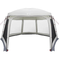Tenda da piscina con Patta Rimovibile&Pareti in Rete 618x532 cm 4100630