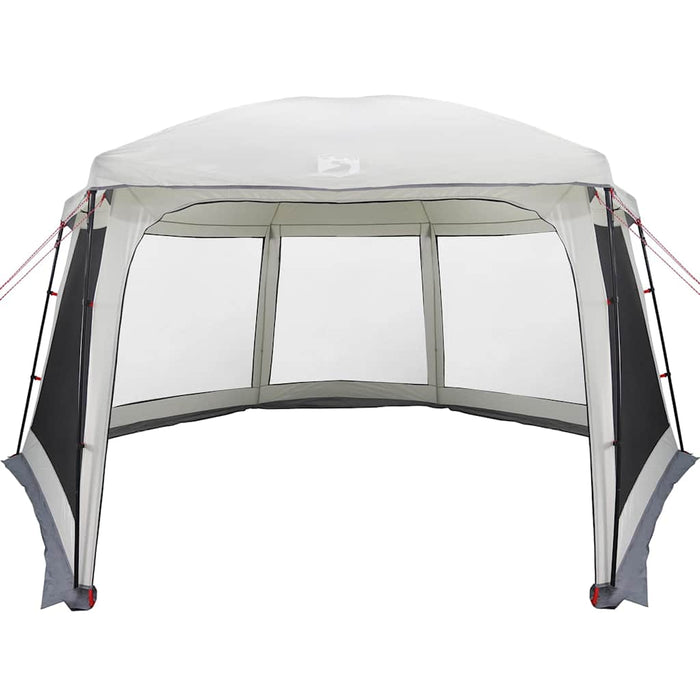 Tenda da piscina con Patta Rimovibile&Pareti in Rete 618x532 cm 4100630