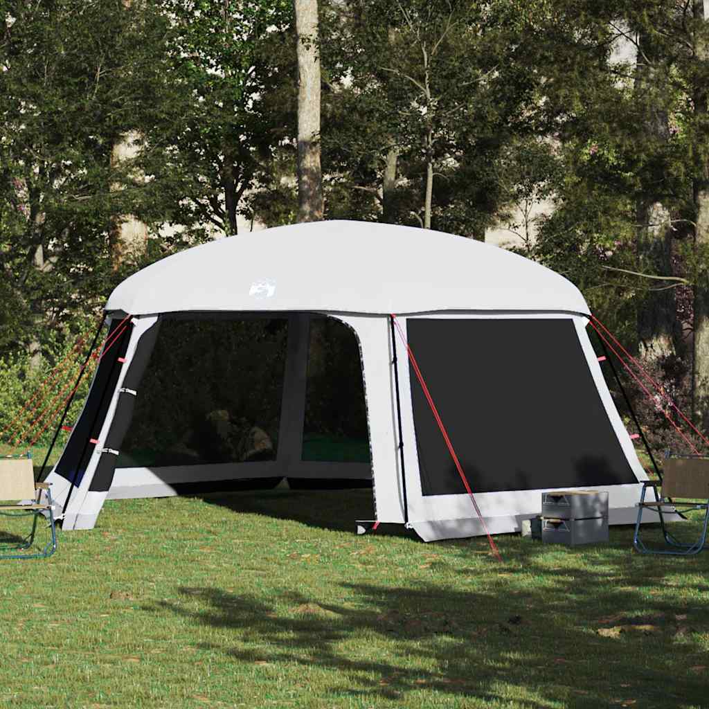 Tenda da piscina con Patta Rimovibile&Pareti in Rete 618x532 cm 4100630