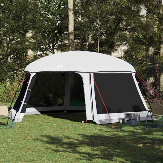 Tenda da piscina con Patta Rimovibile&Pareti in Rete 618x532 cm 4100630