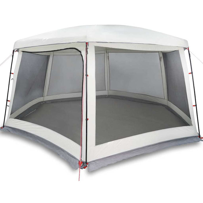 Tenda da piscina con Patta Rimovibile&Pareti in Rete 670x590 cm