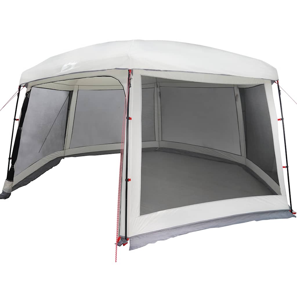 Tenda da piscina con Patta Rimovibile&Pareti in Rete 670x590 cm