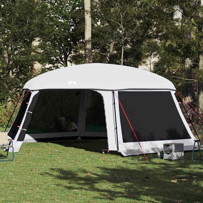 Tenda da piscina con Patta Rimovibile&Pareti in Rete 670x590 cm 4100633
