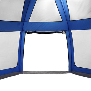 Tenda da piscina con Patta Rimovibile&Pareti in Rete 510x510 cm 4100634