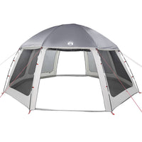 Tenda da piscina con Patta Rimovibile&Pareti in Rete 510x510 cm 4100636
