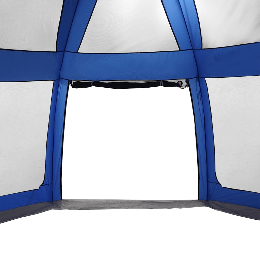 vidaXL Tenda da piscina con Patta Rimovibile&Pareti in Rete 612x612 cm