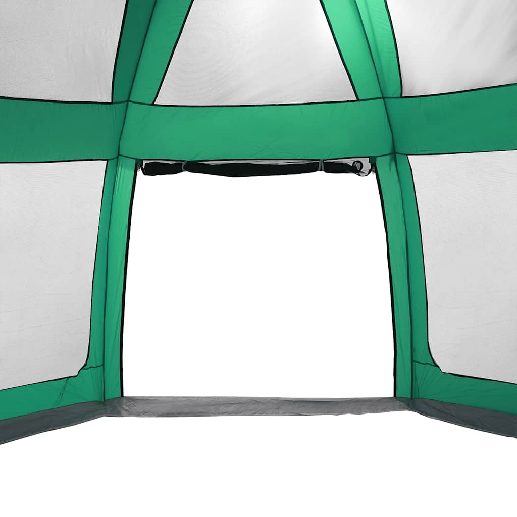 Tenda da piscina con Patta Rimovibile&Pareti in Rete 612x612 cm