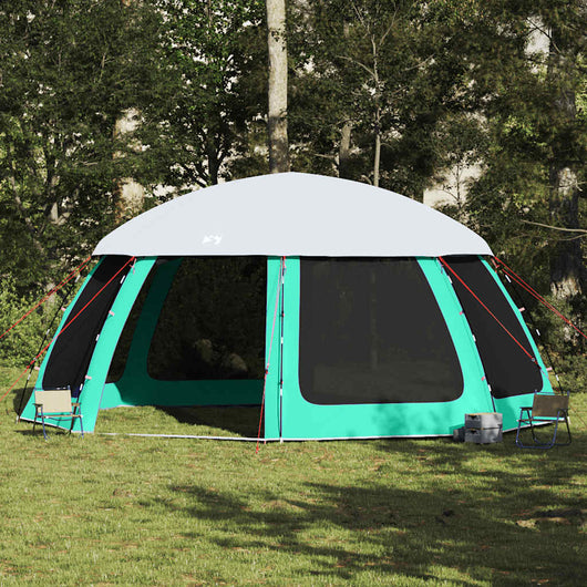 Tenda da piscina con Patta Rimovibile&Pareti in Rete 612x612 cm 4100638