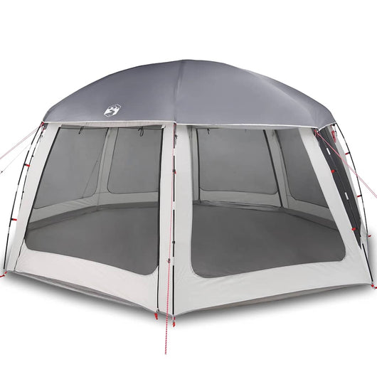 Tenda da piscina con Patta Rimovibile&Pareti in Rete 612x612 cm 4100639