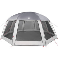 Tenda da piscina con Patta Rimovibile&Pareti in Rete 612x612 cm