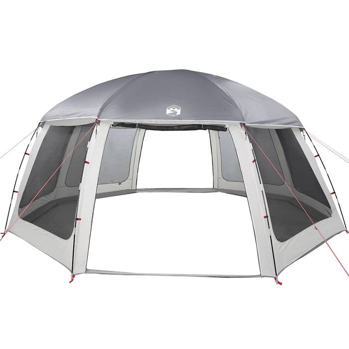 Tenda da piscina con Patta Rimovibile&Pareti in Rete 612x612 cm 4100639