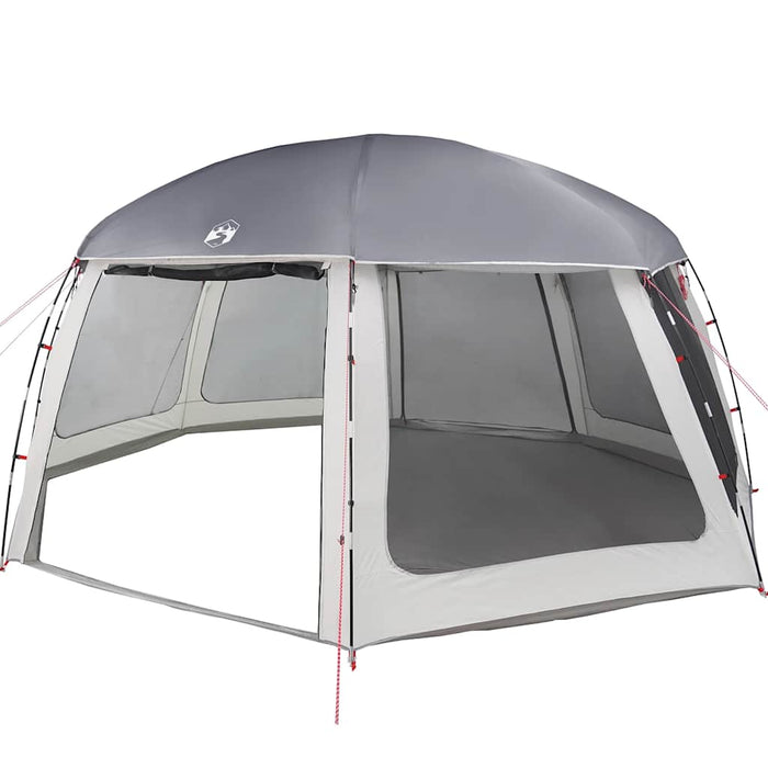 Tenda da piscina con Patta Rimovibile&Pareti in Rete 612x612 cm