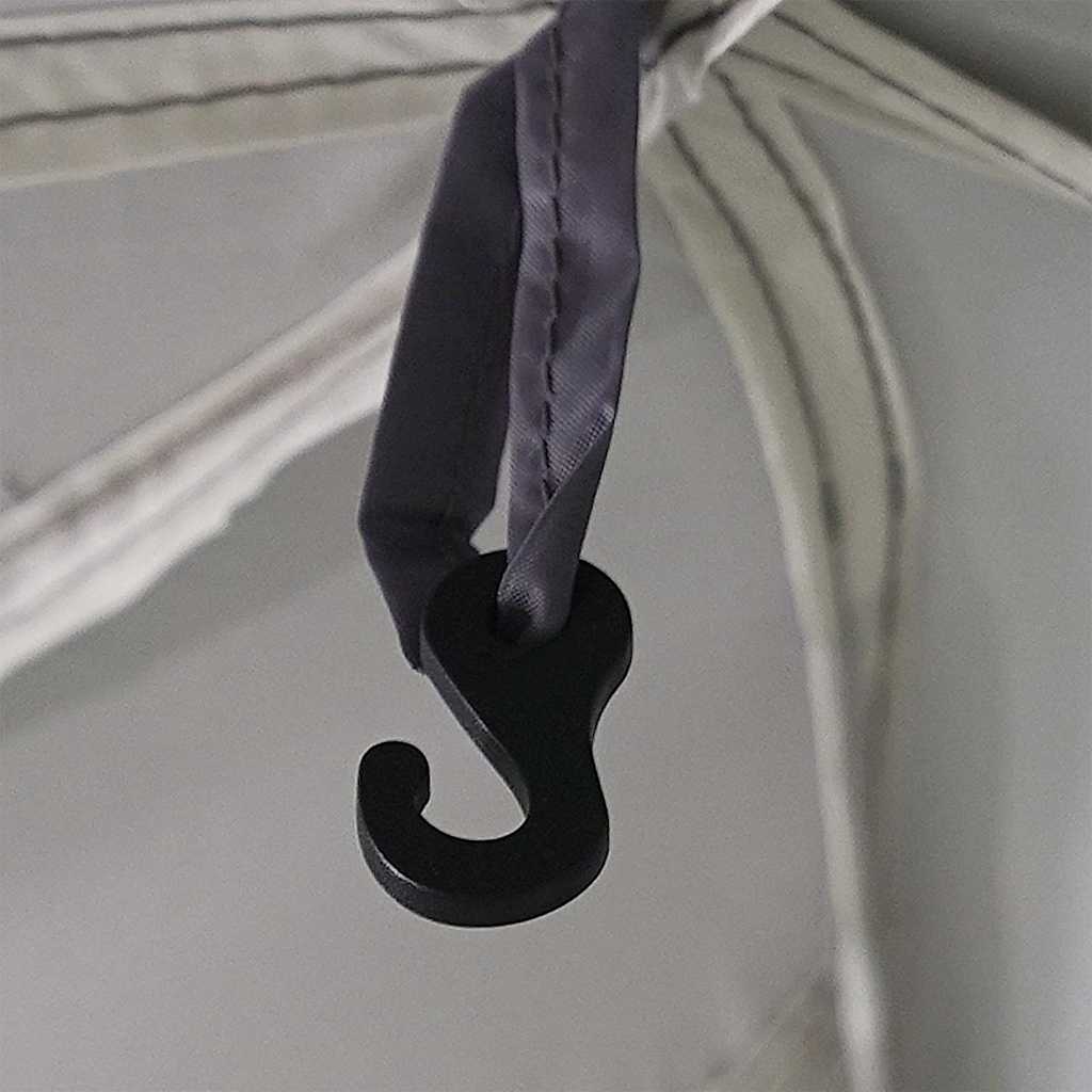 Tenda da piscina con Patta Rimovibile&Pareti in Rete 612x612 cm